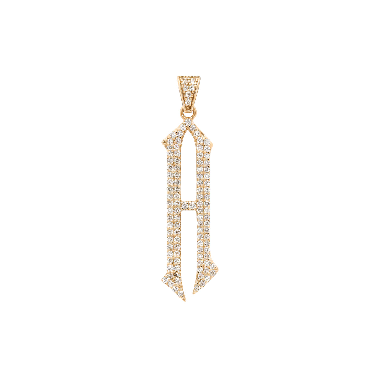 The letter A pendant
