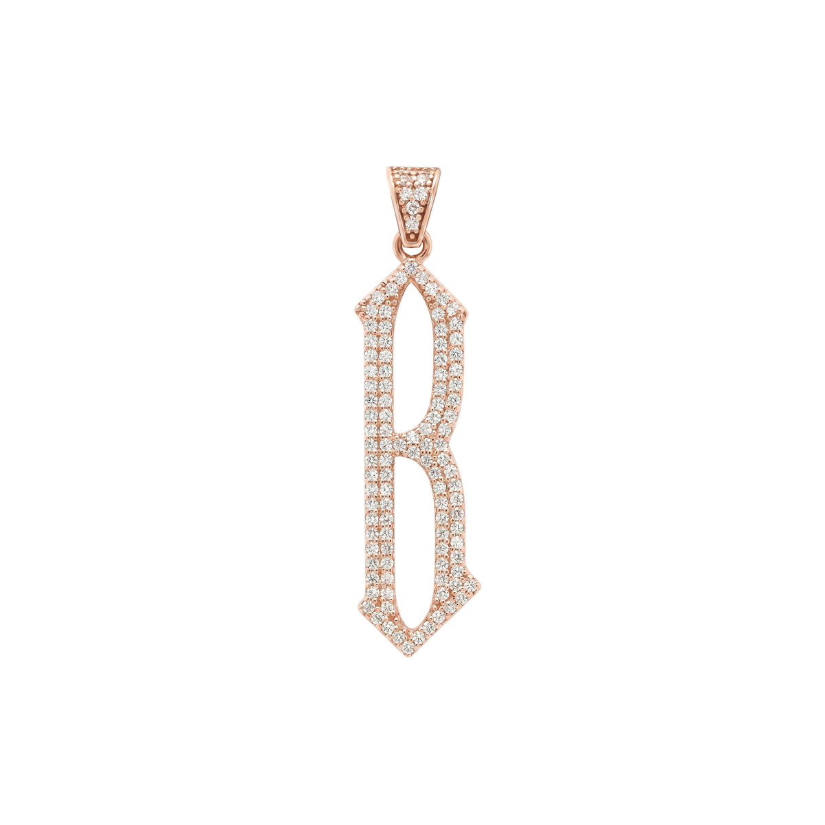 The letter B pendant