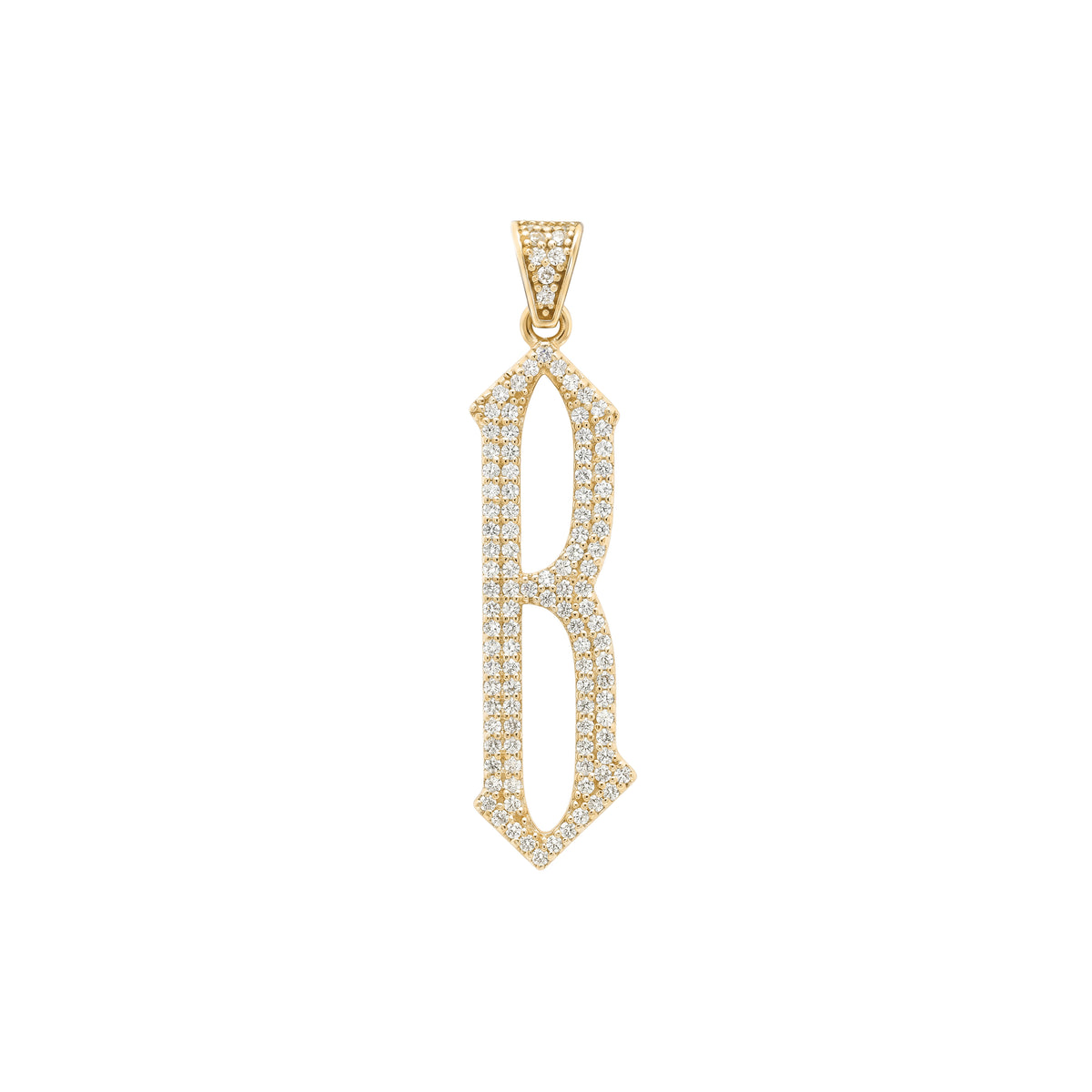 The letter B pendant