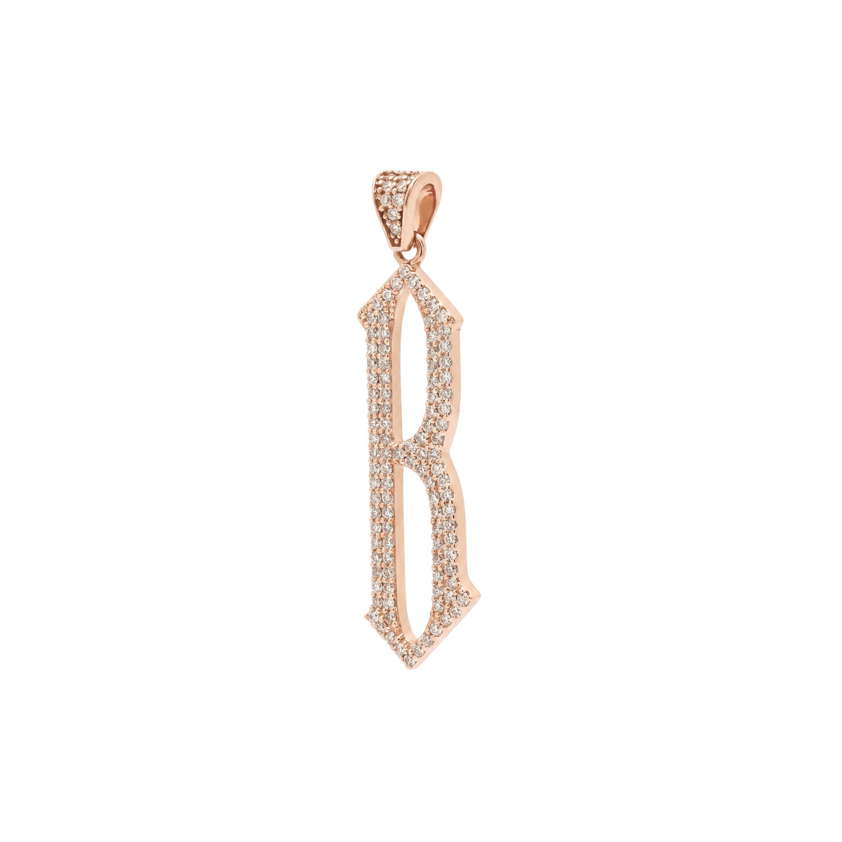 The letter B pendant