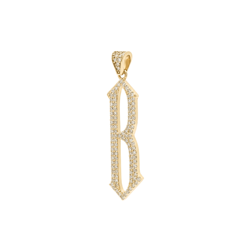 The letter B pendant