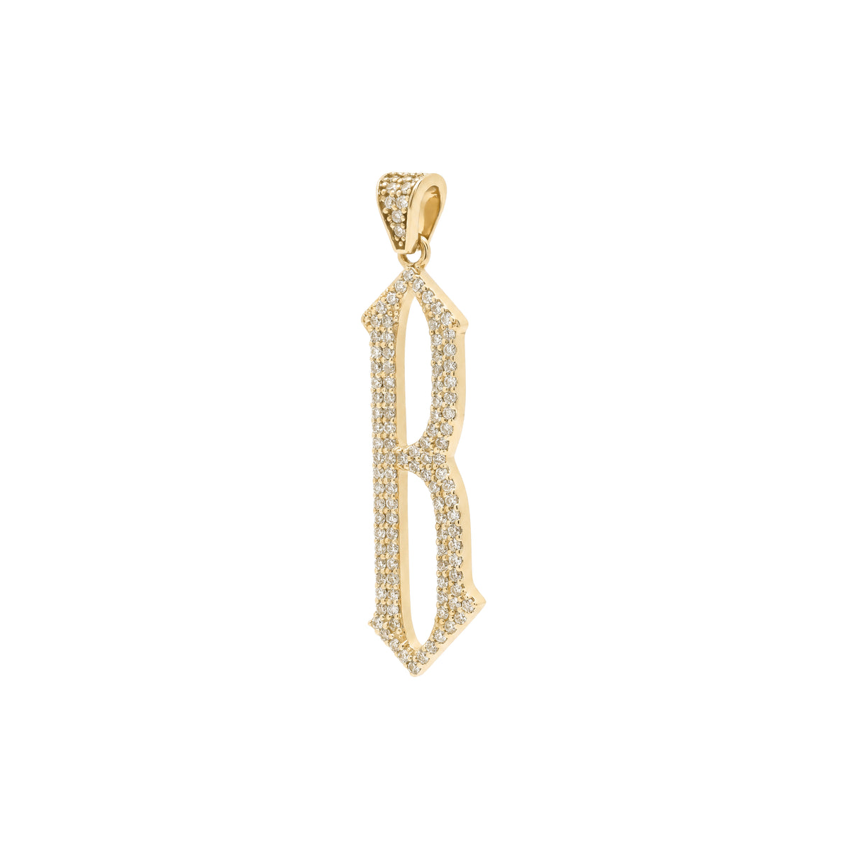 The letter B pendant
