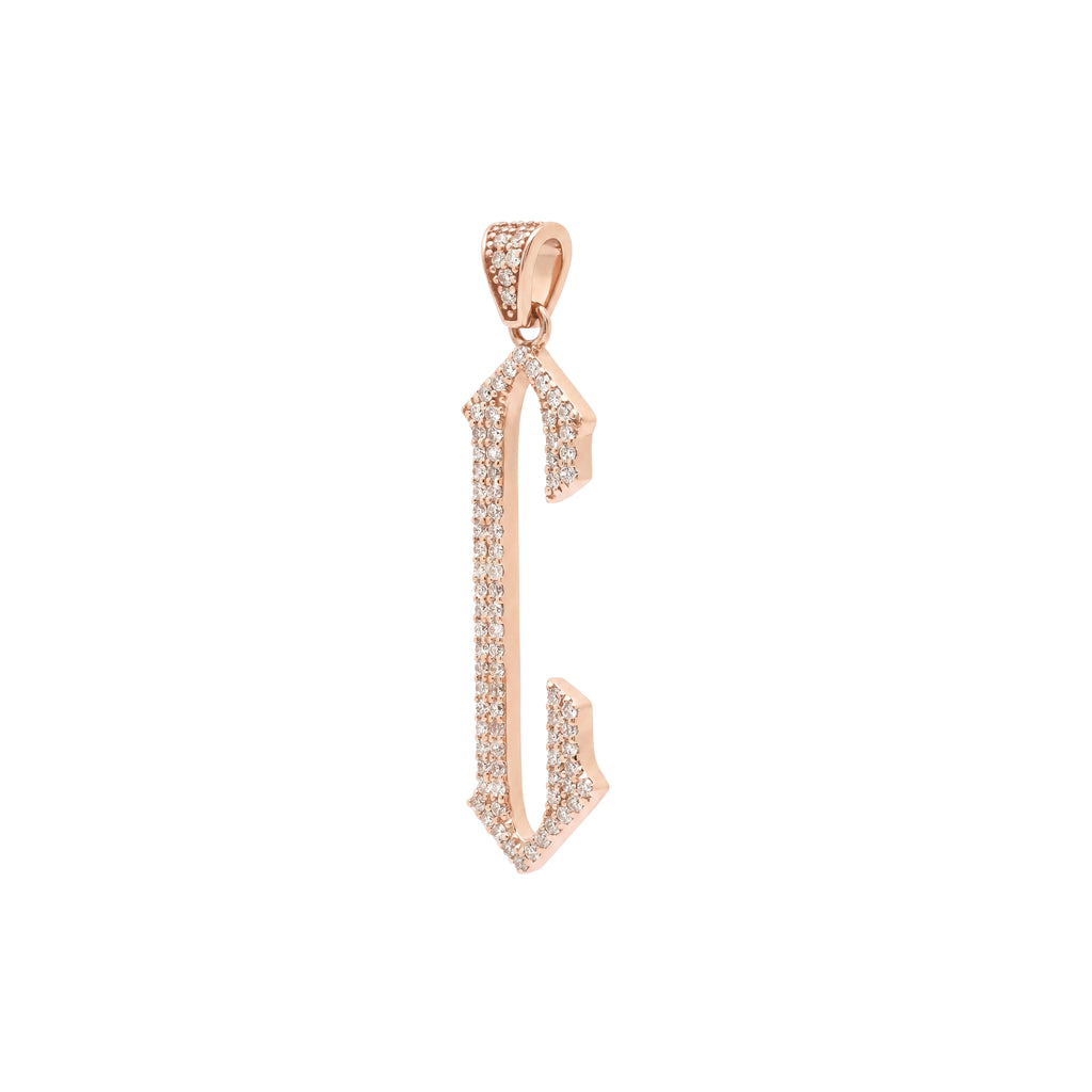 The letter C pendant
