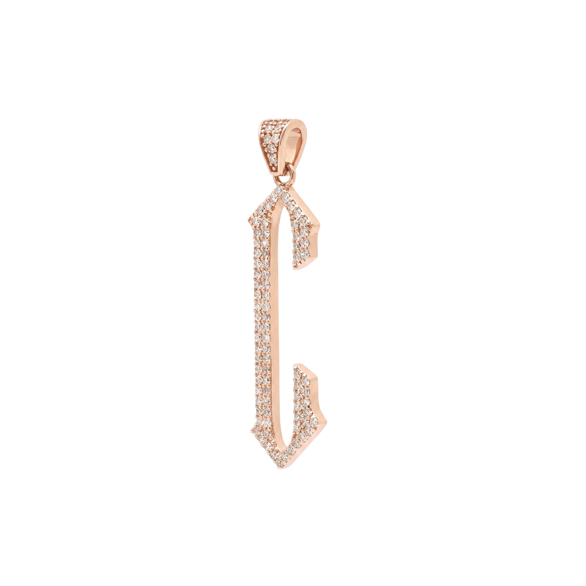 The letter C pendant