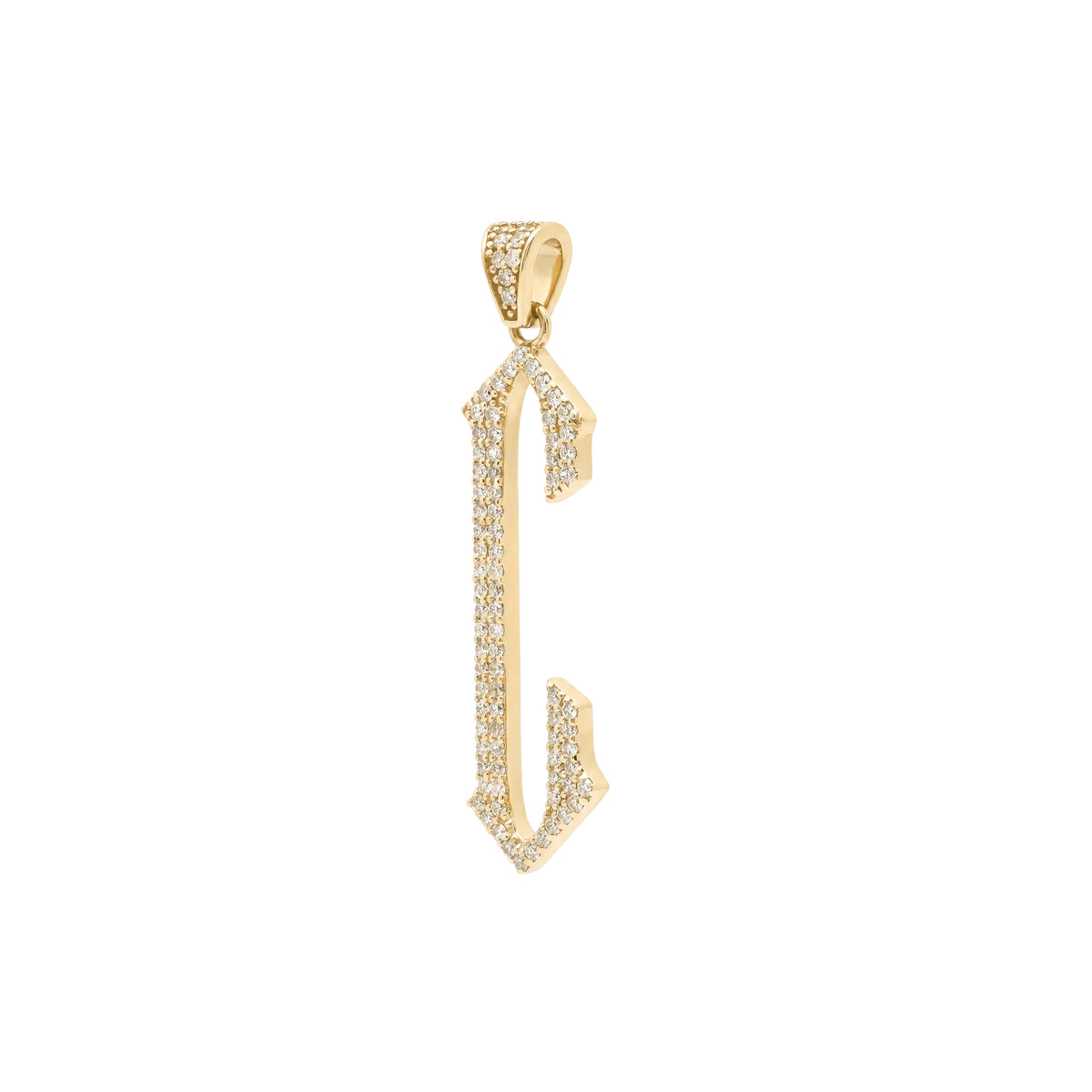The letter C pendant