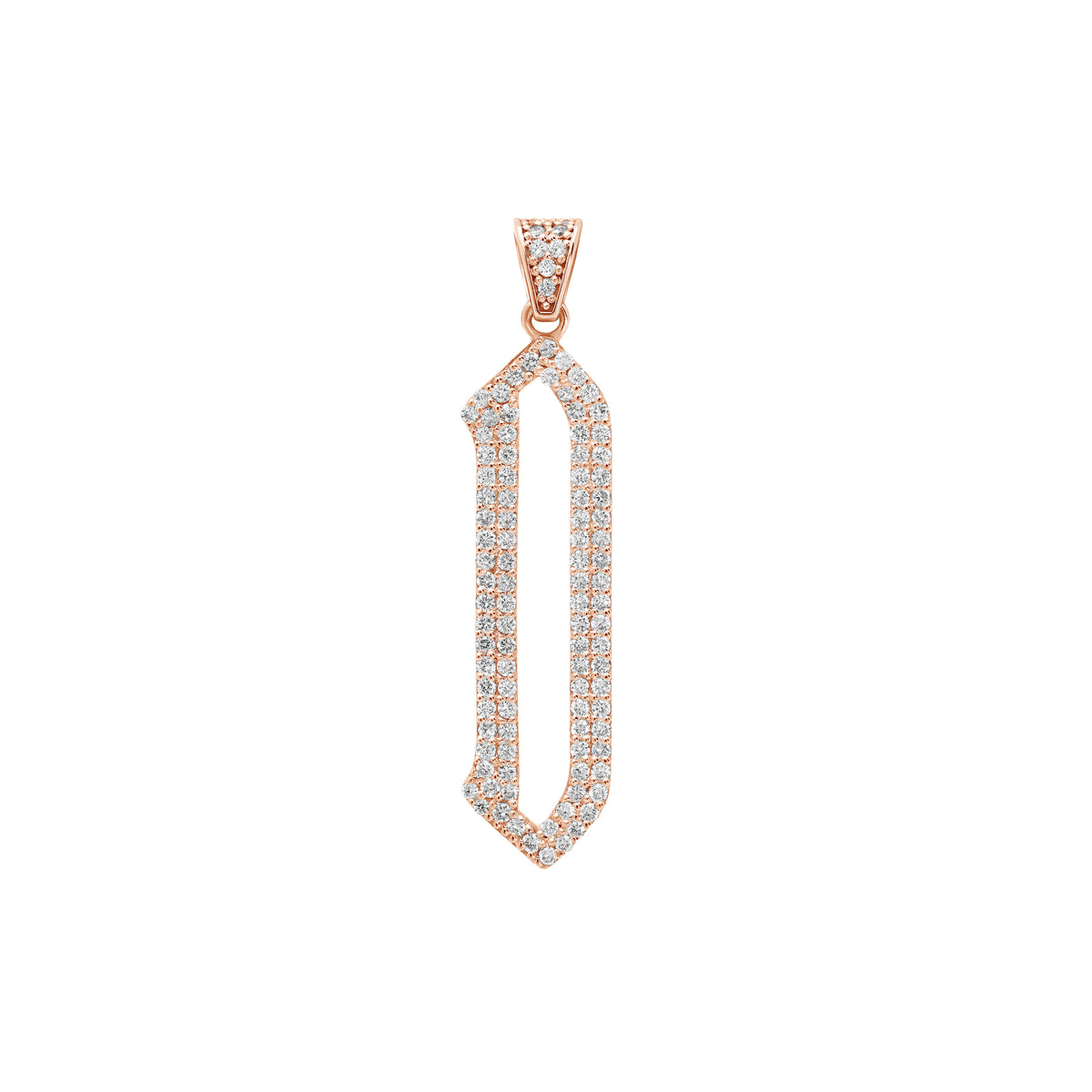 The letter D pendant