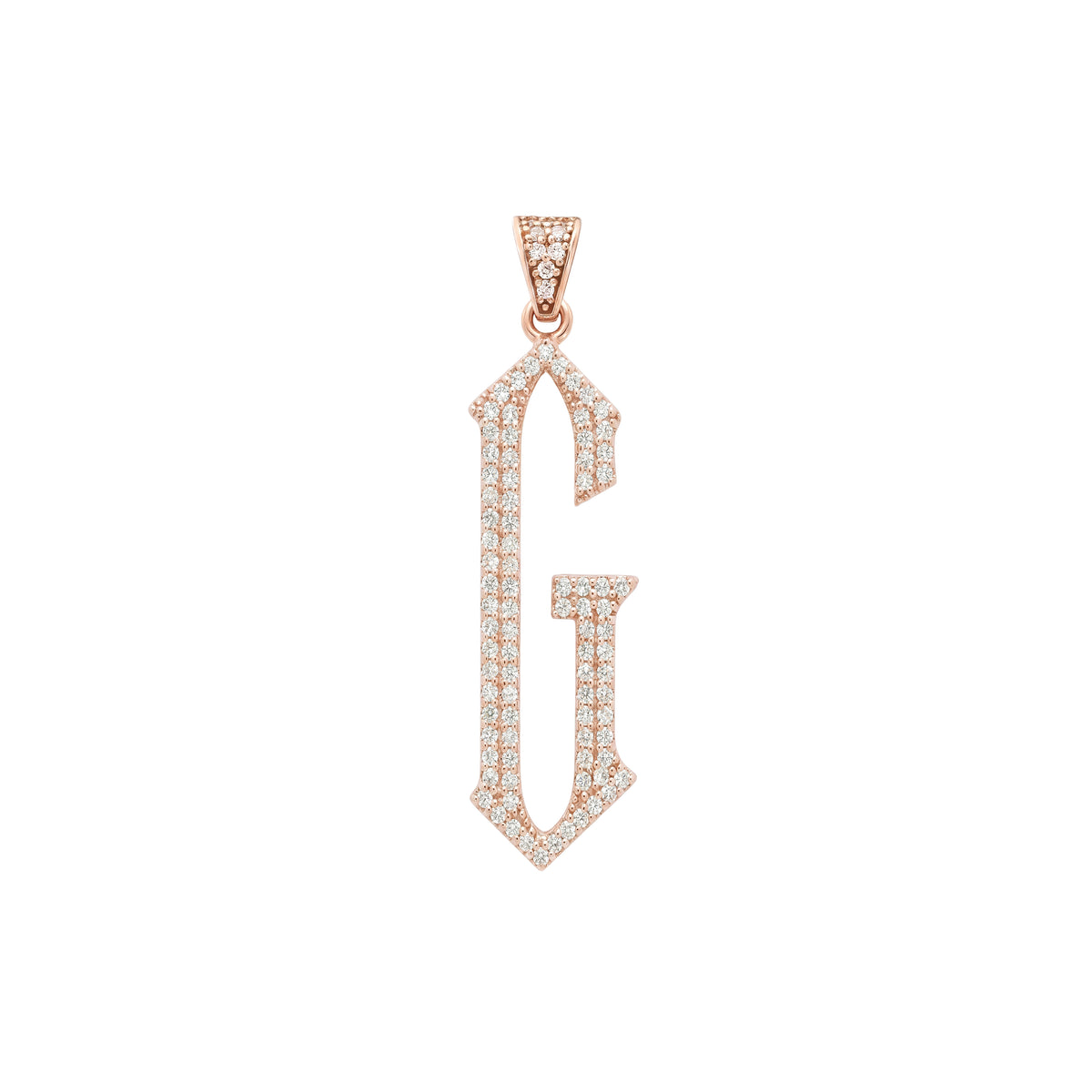 The letter G pendant