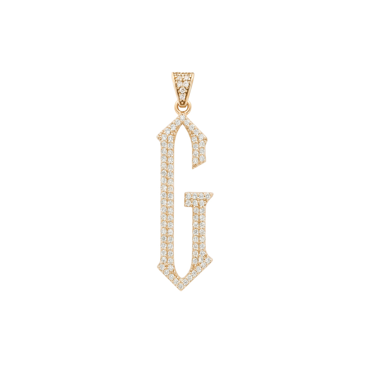 The letter G pendant