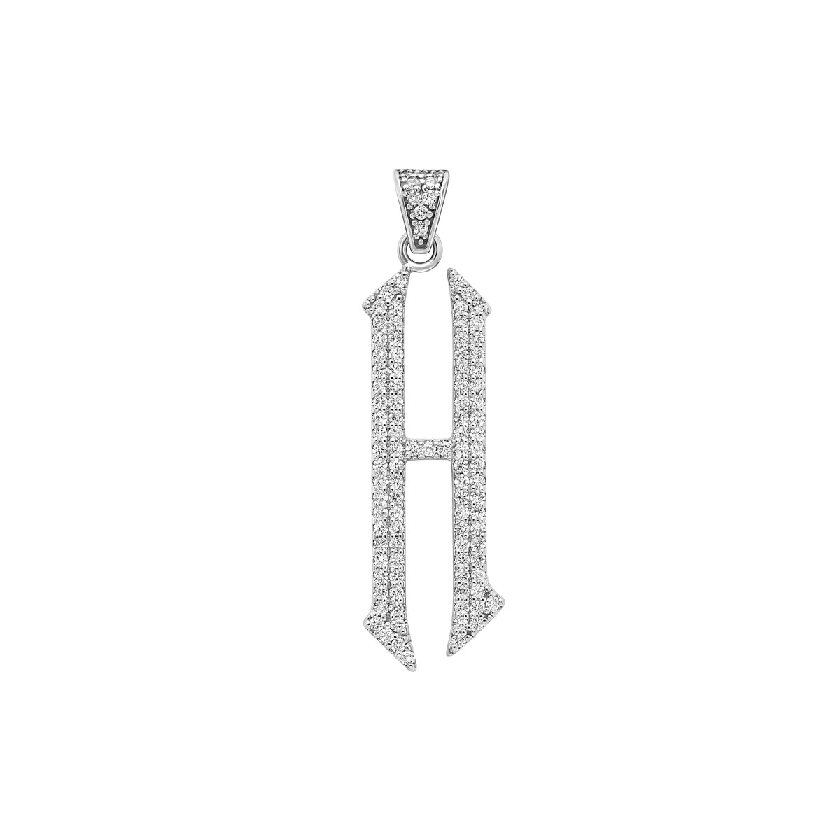 The letter H pendant