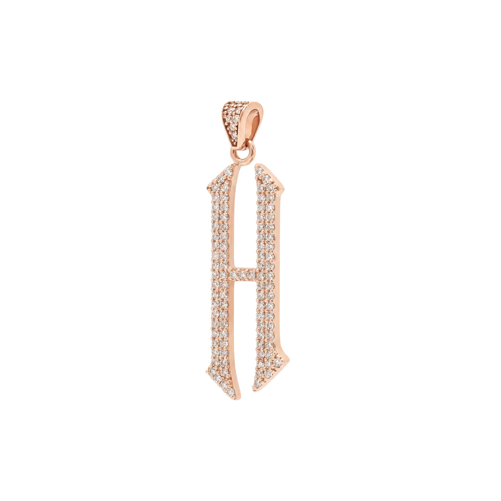 The letter H pendant