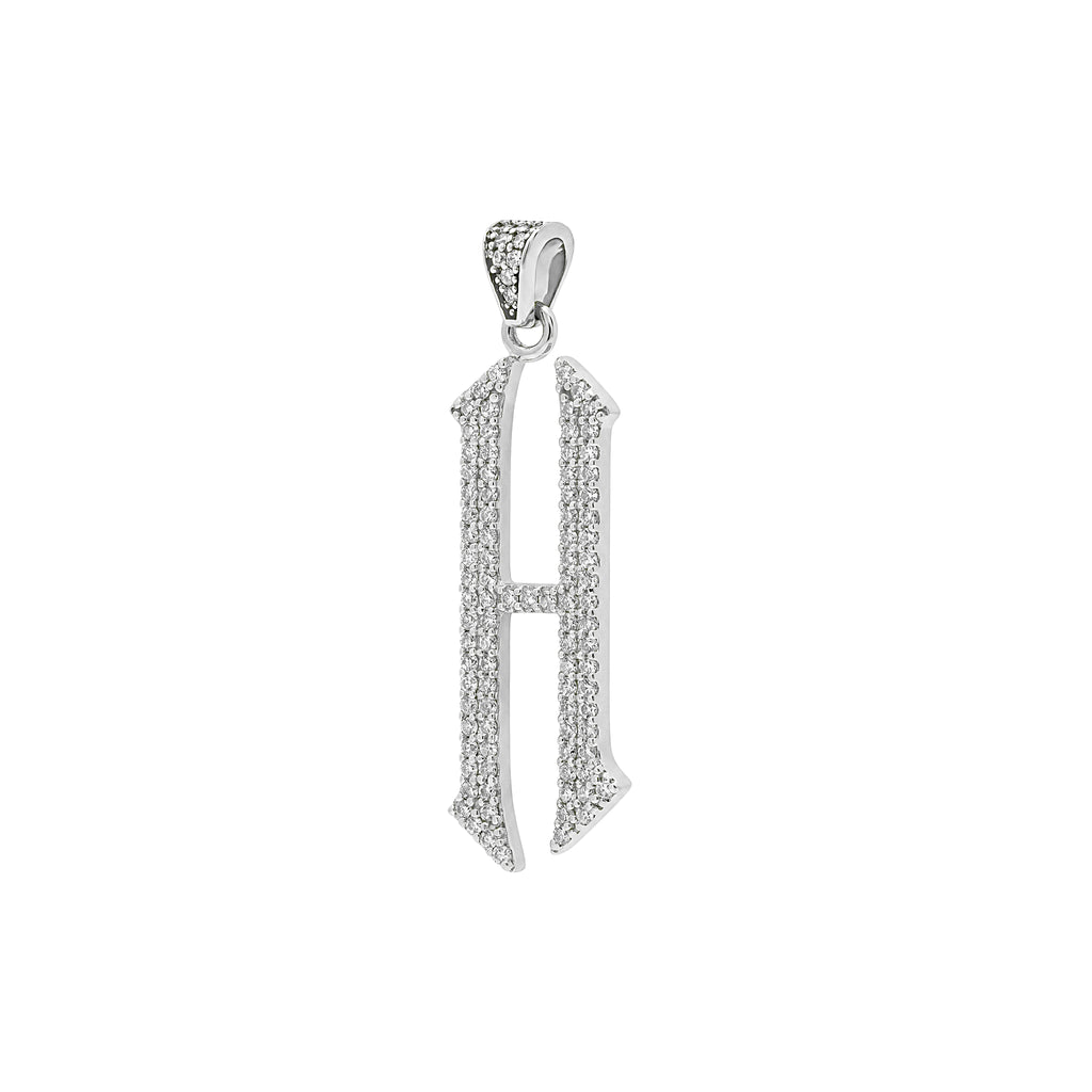 The letter H pendant