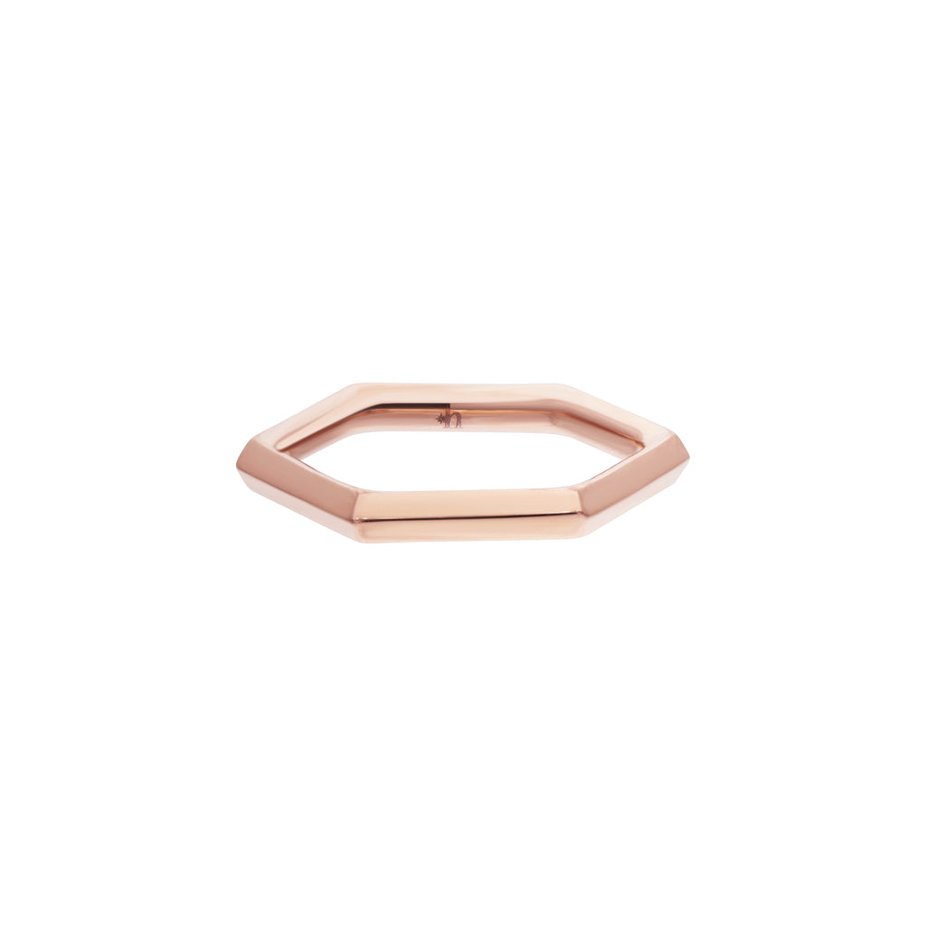 SIX ultraslim ring. rose gold