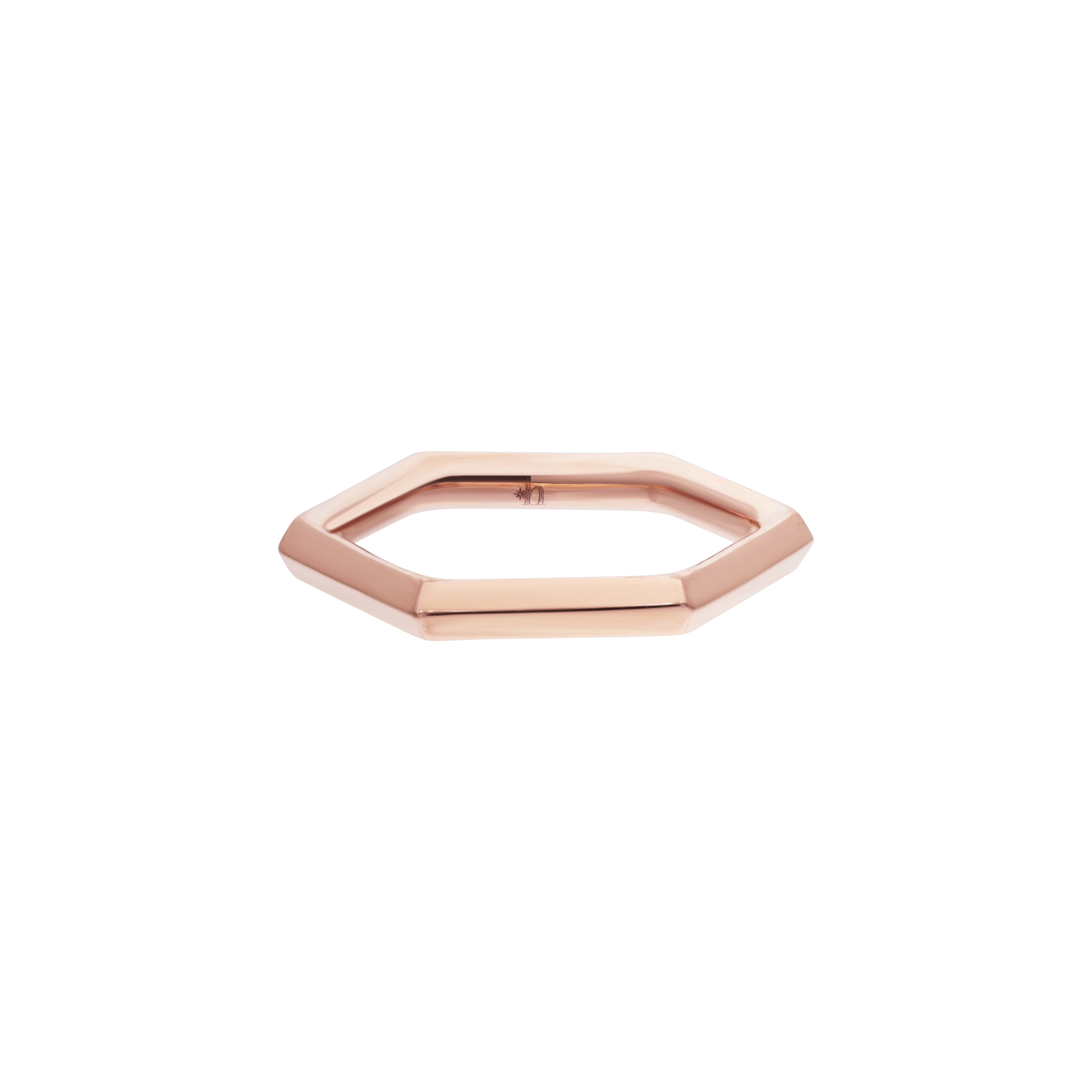 SIX ultraslim ring. rose gold