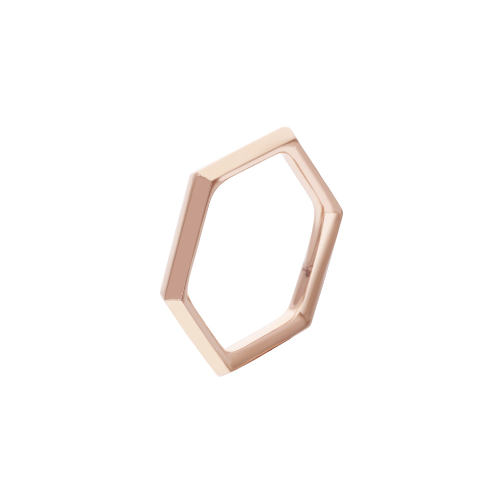 SIX ultraslim ring. rose gold