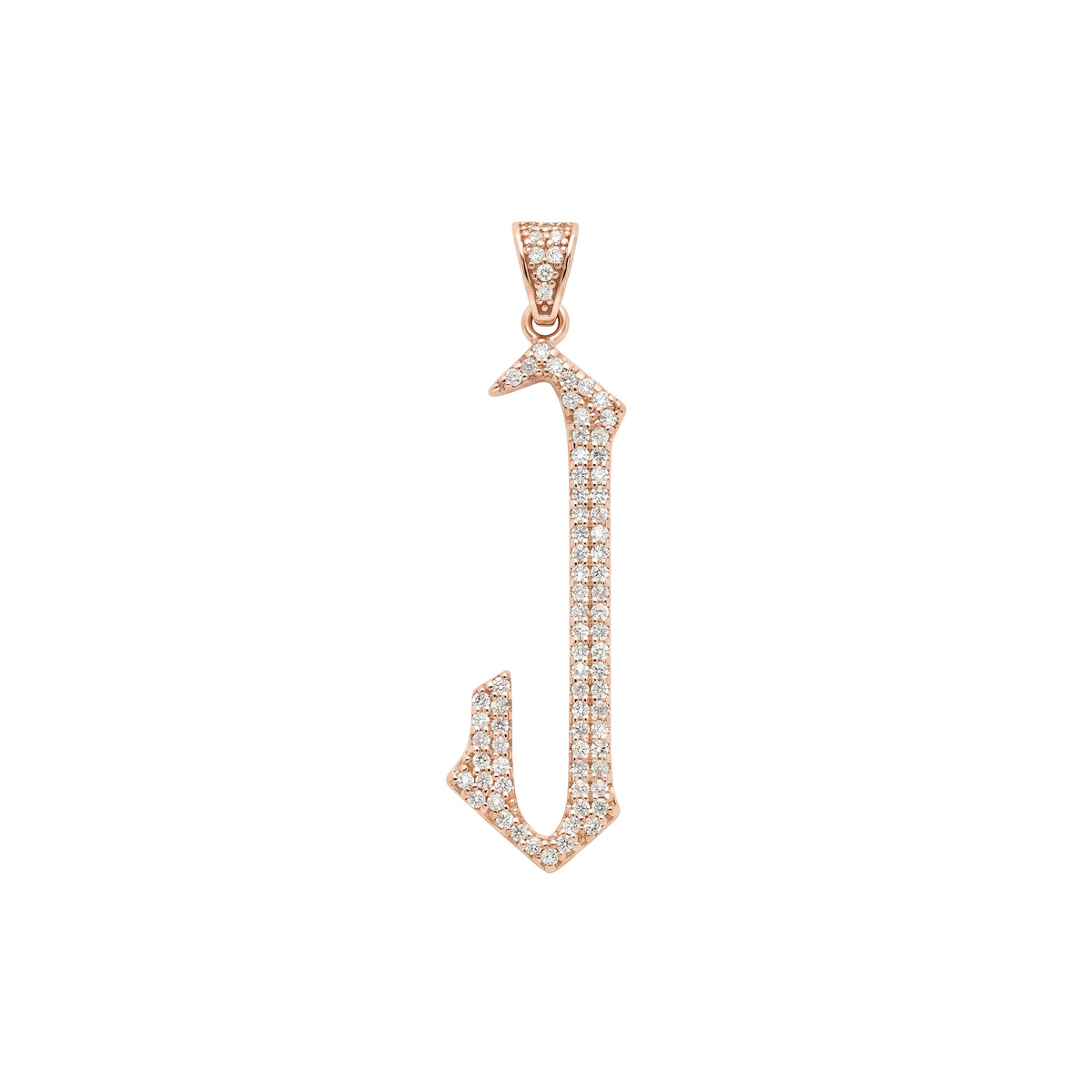 The letter J pendant