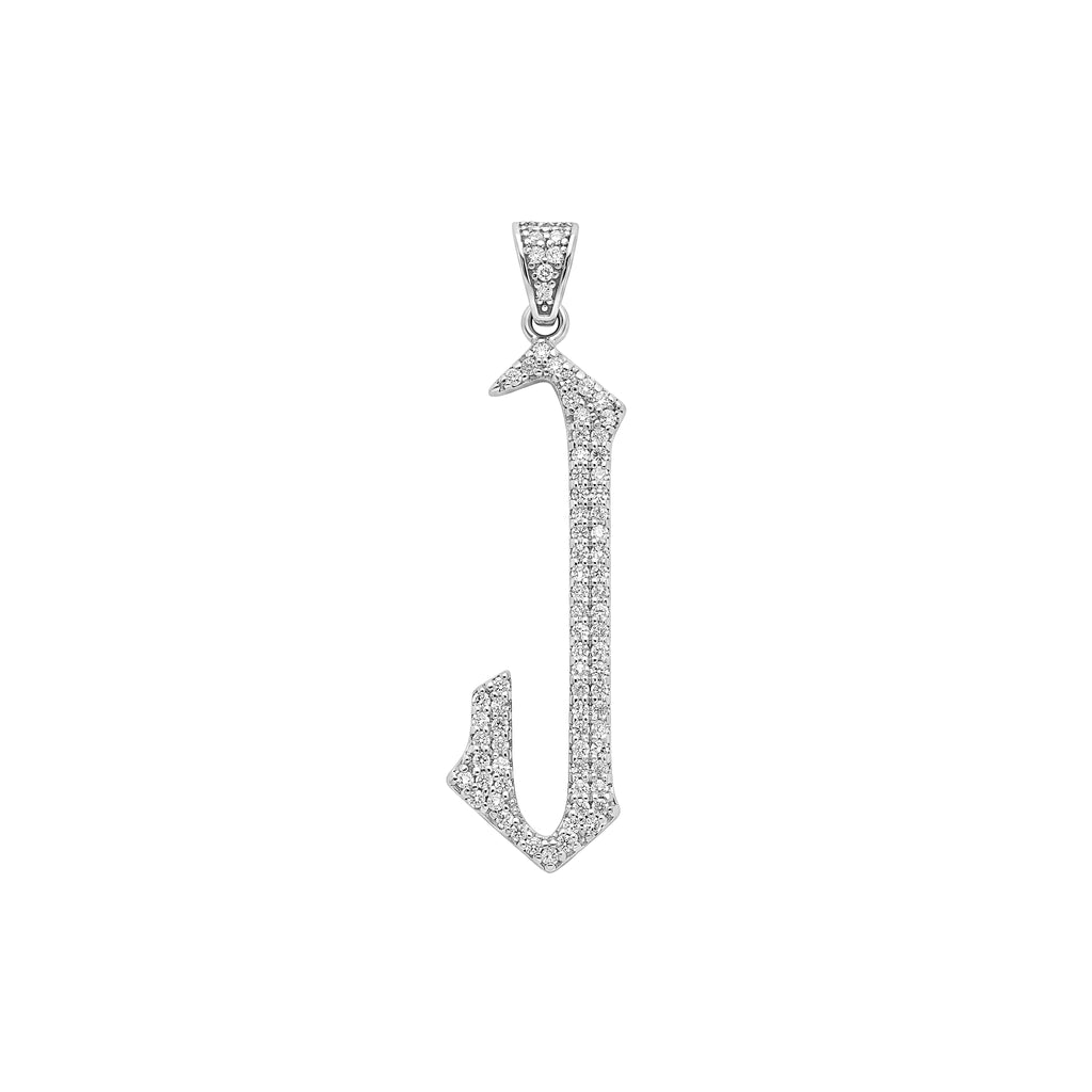The letter J pendant