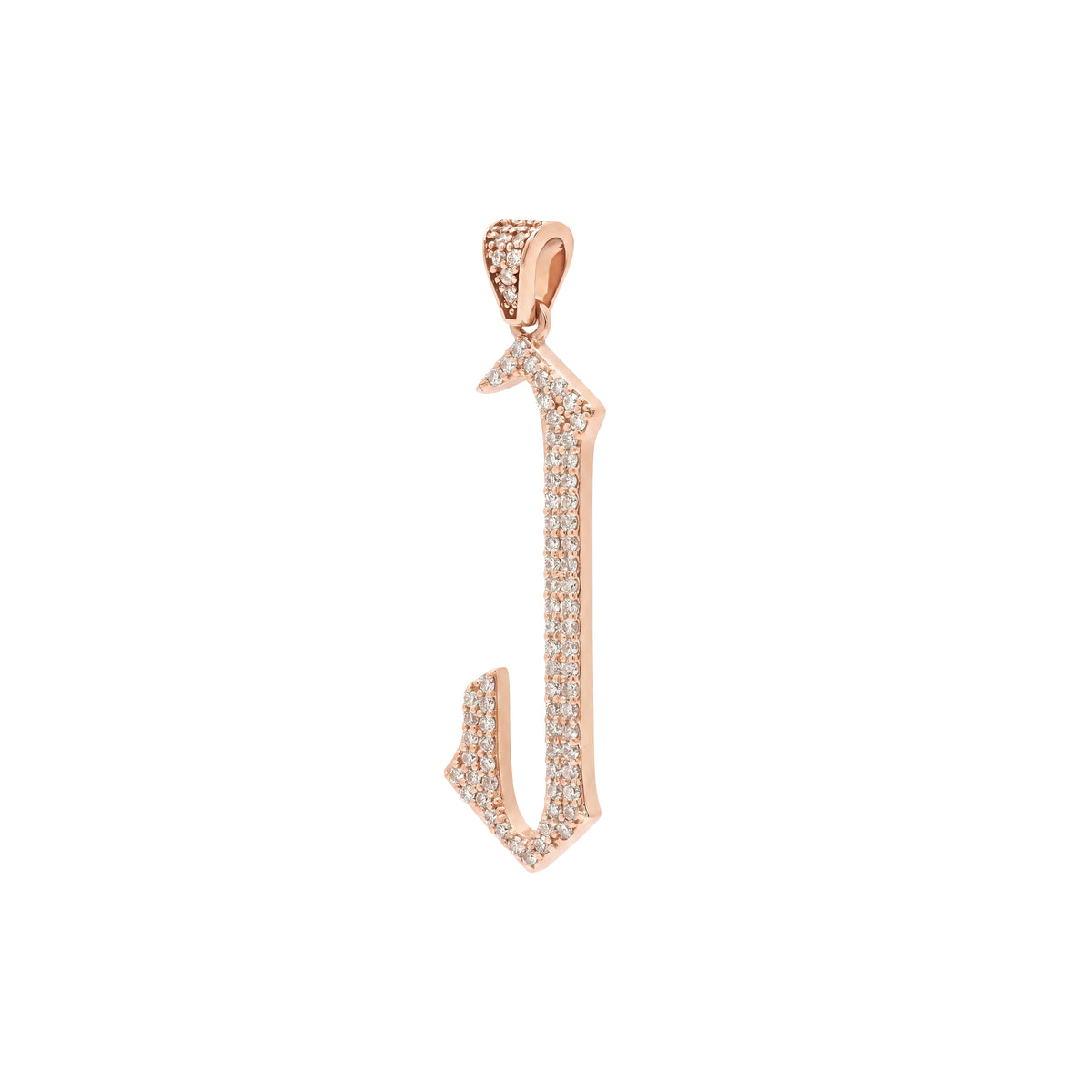 The letter J pendant