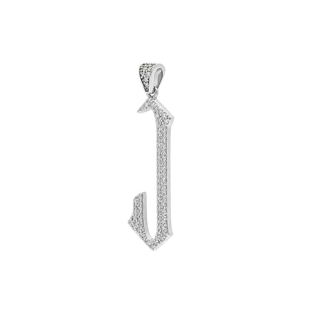 The letter J pendant