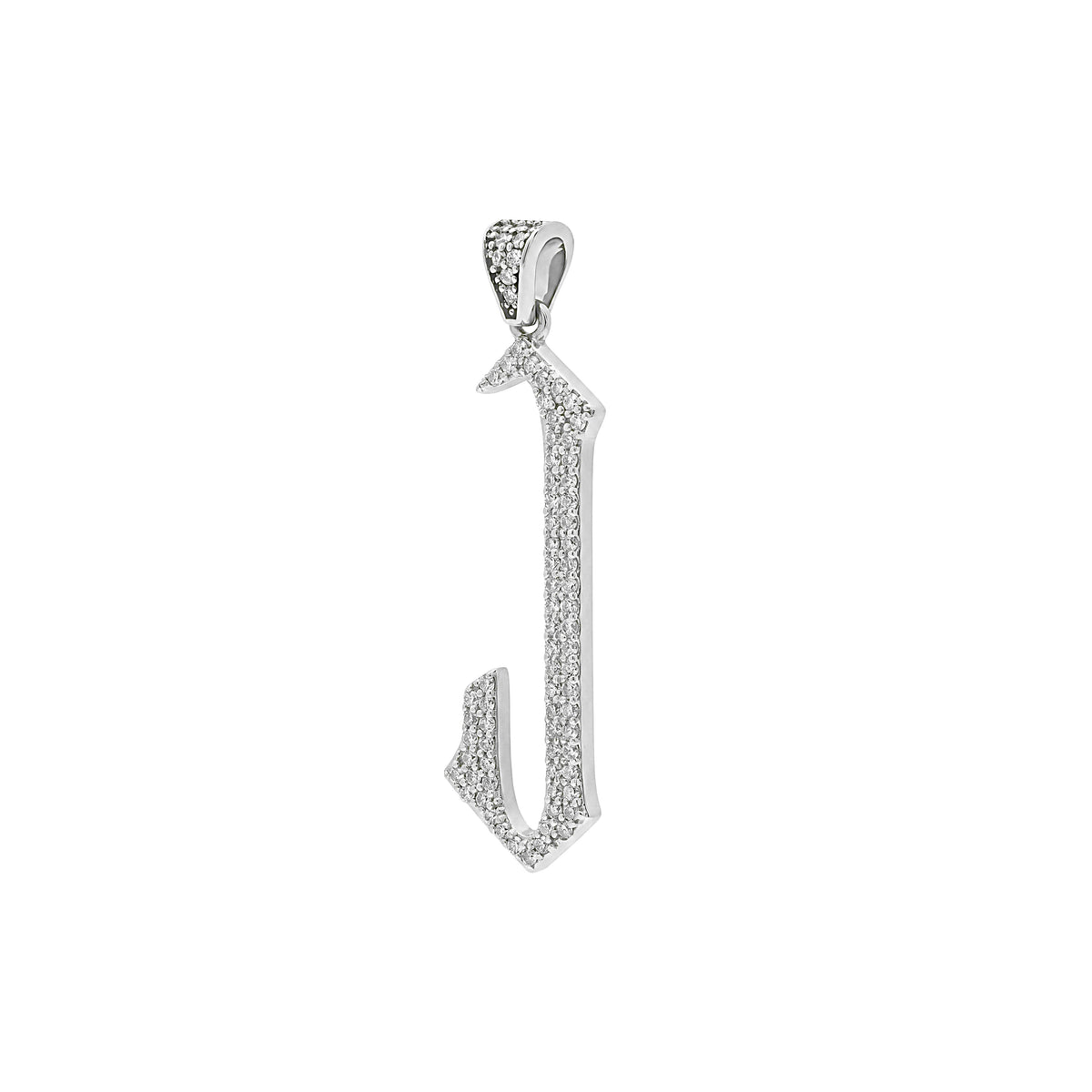 The letter J pendant
