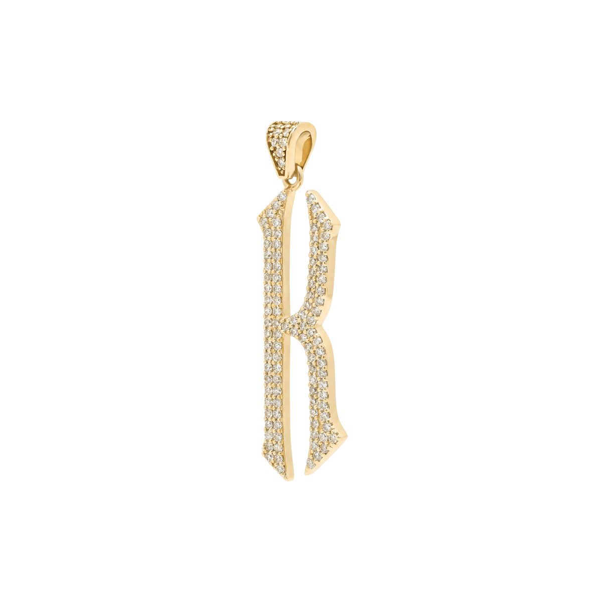 The letter K pendant