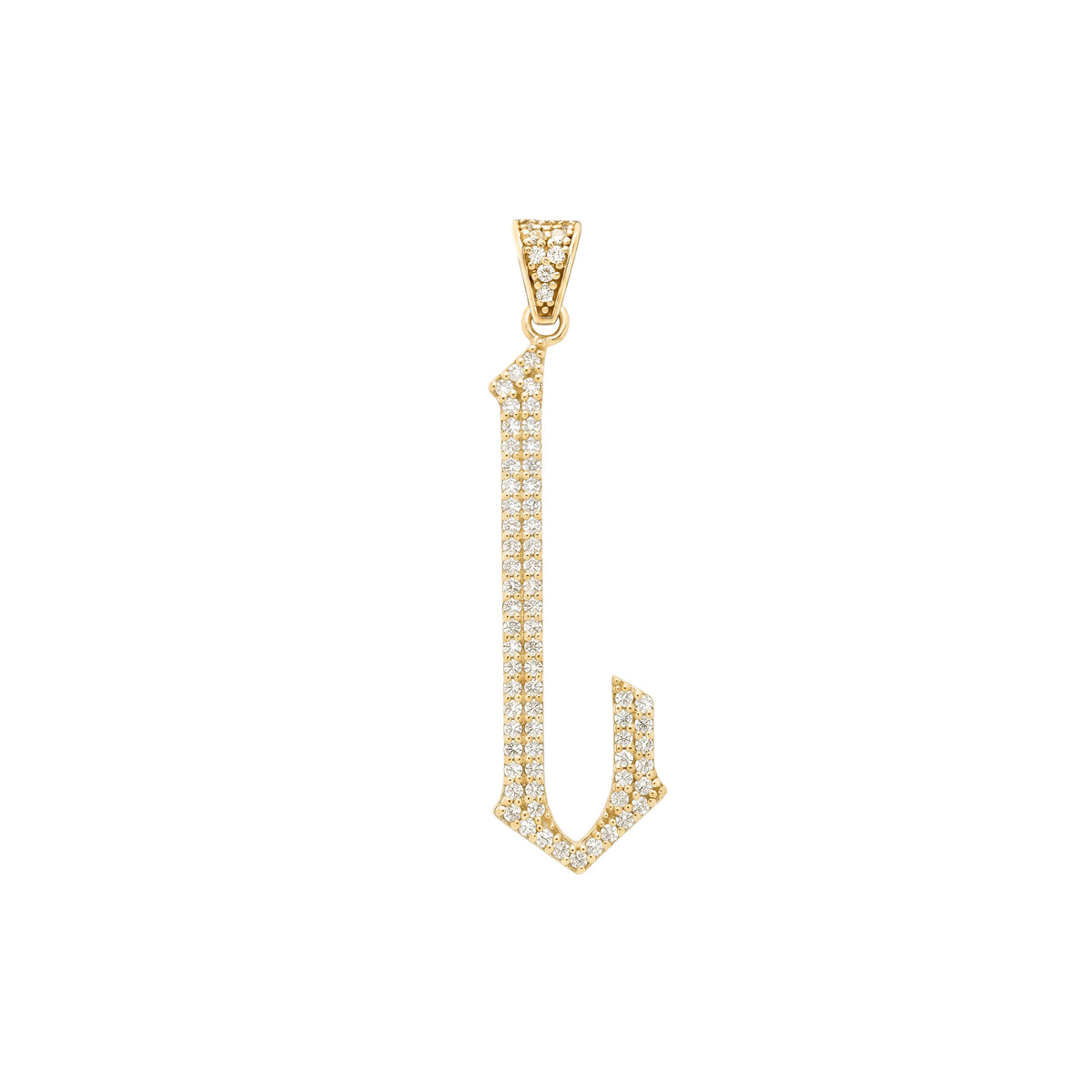 The letter L pendant