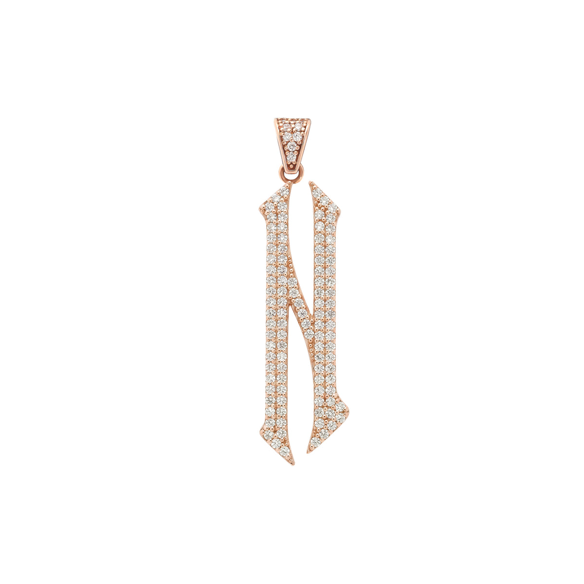 The letter N pendant