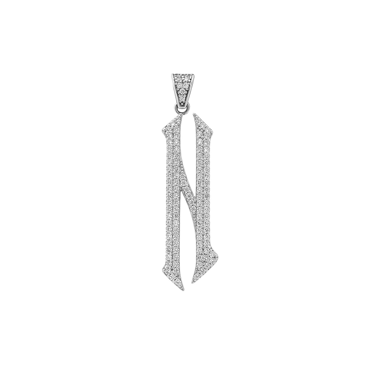 The letter N pendant