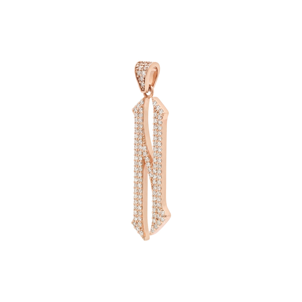 The letter N pendant