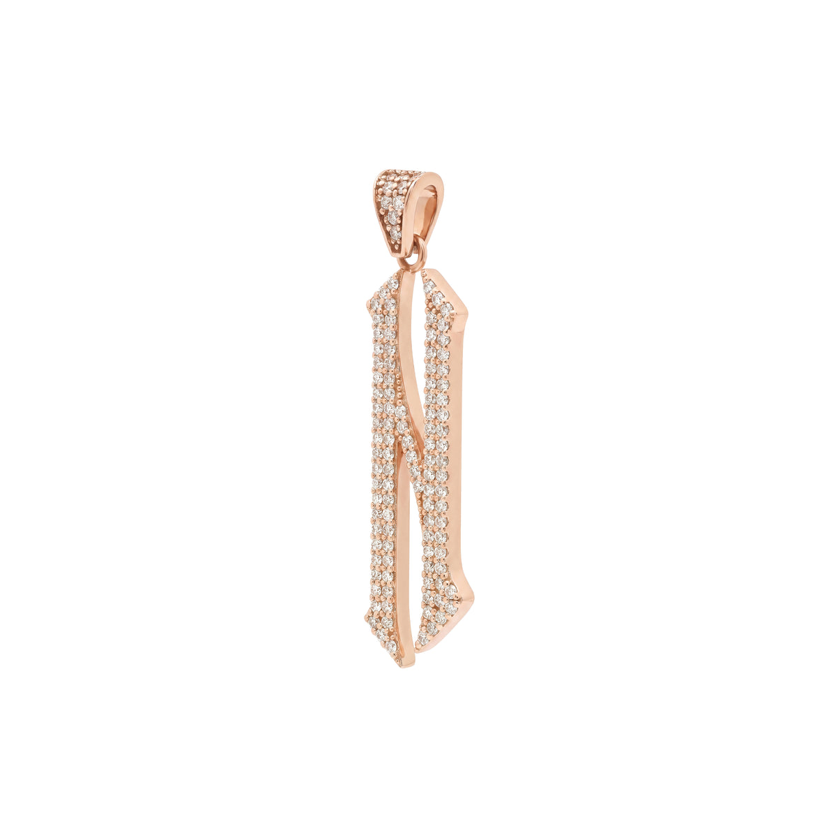 The letter N pendant