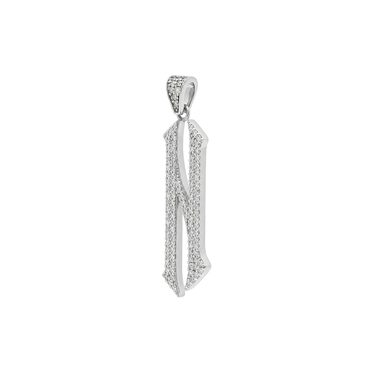 The letter N pendant