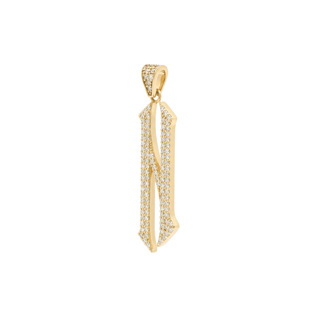 The letter N pendant