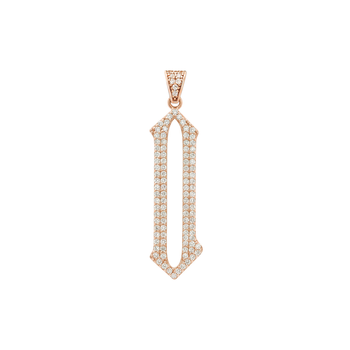 The letter O pendant