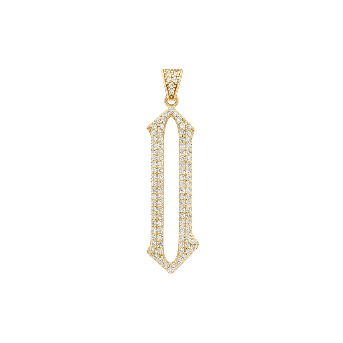 The letter O pendant