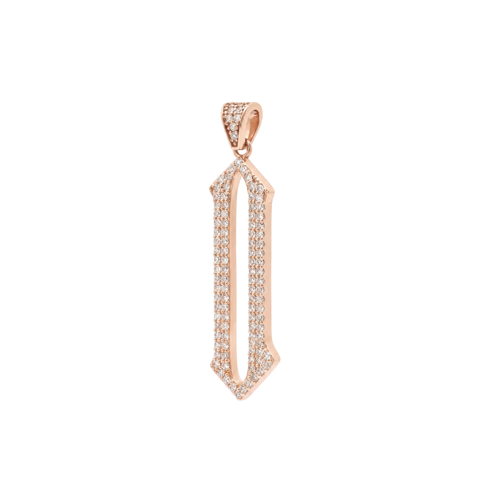 The letter O pendant