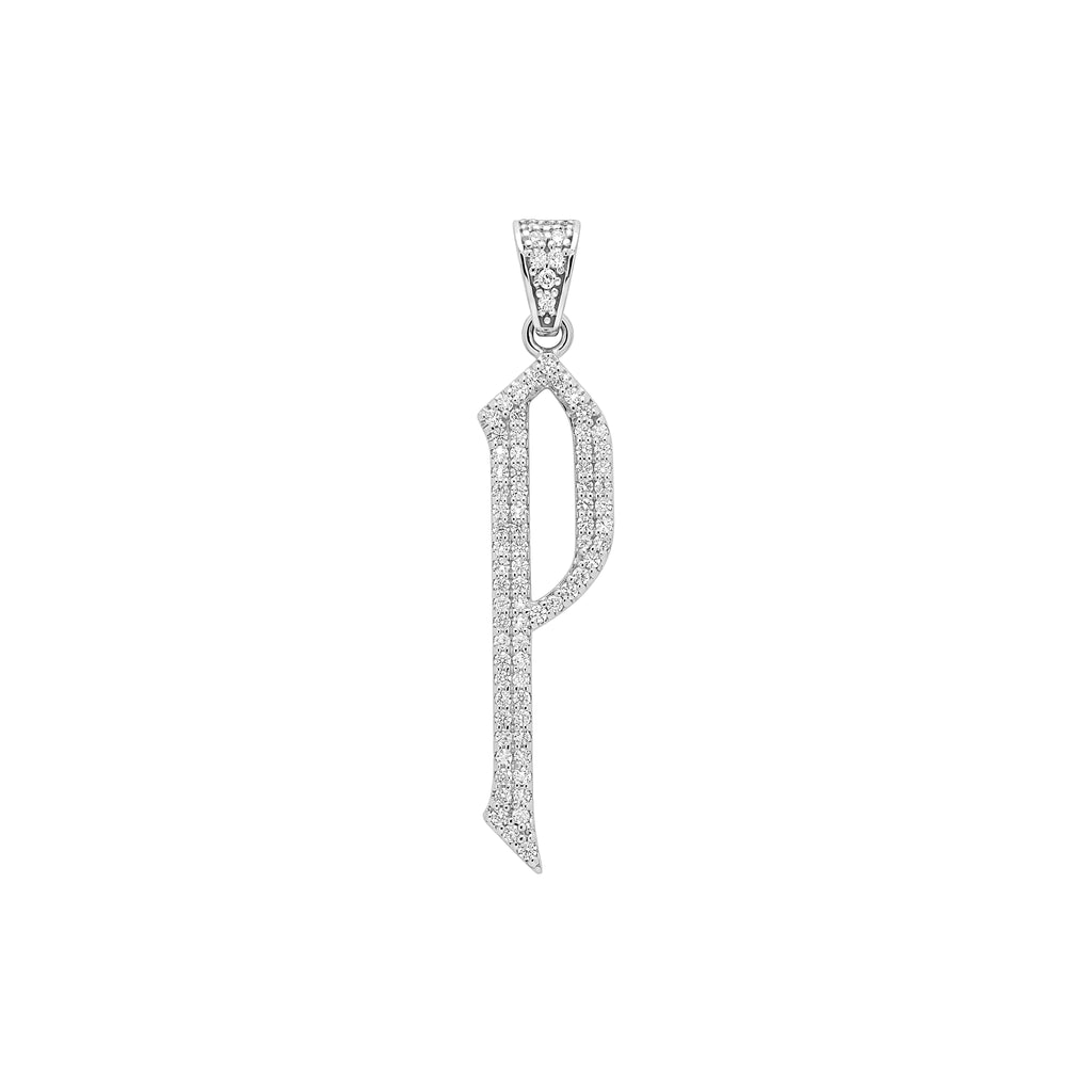 The letter P pendant