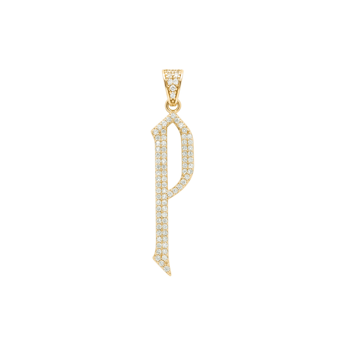 The letter P pendant
