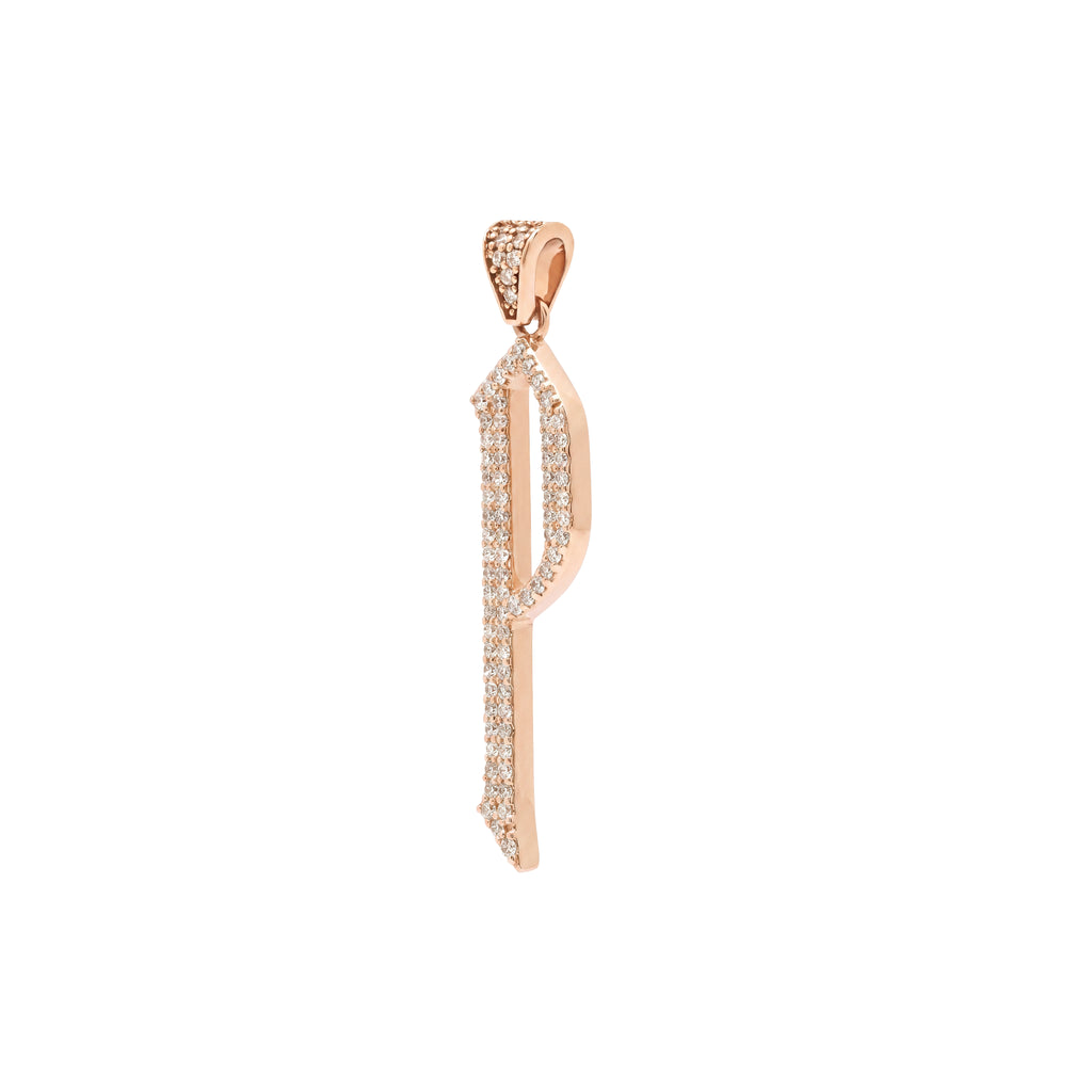 The letter P pendant