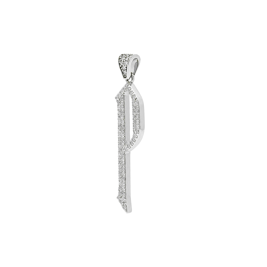 The letter P pendant