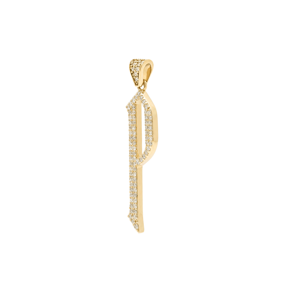 The letter P pendant