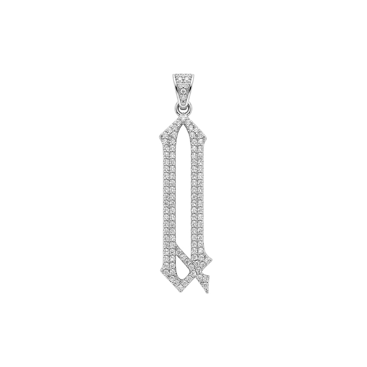 The letter Q pendant