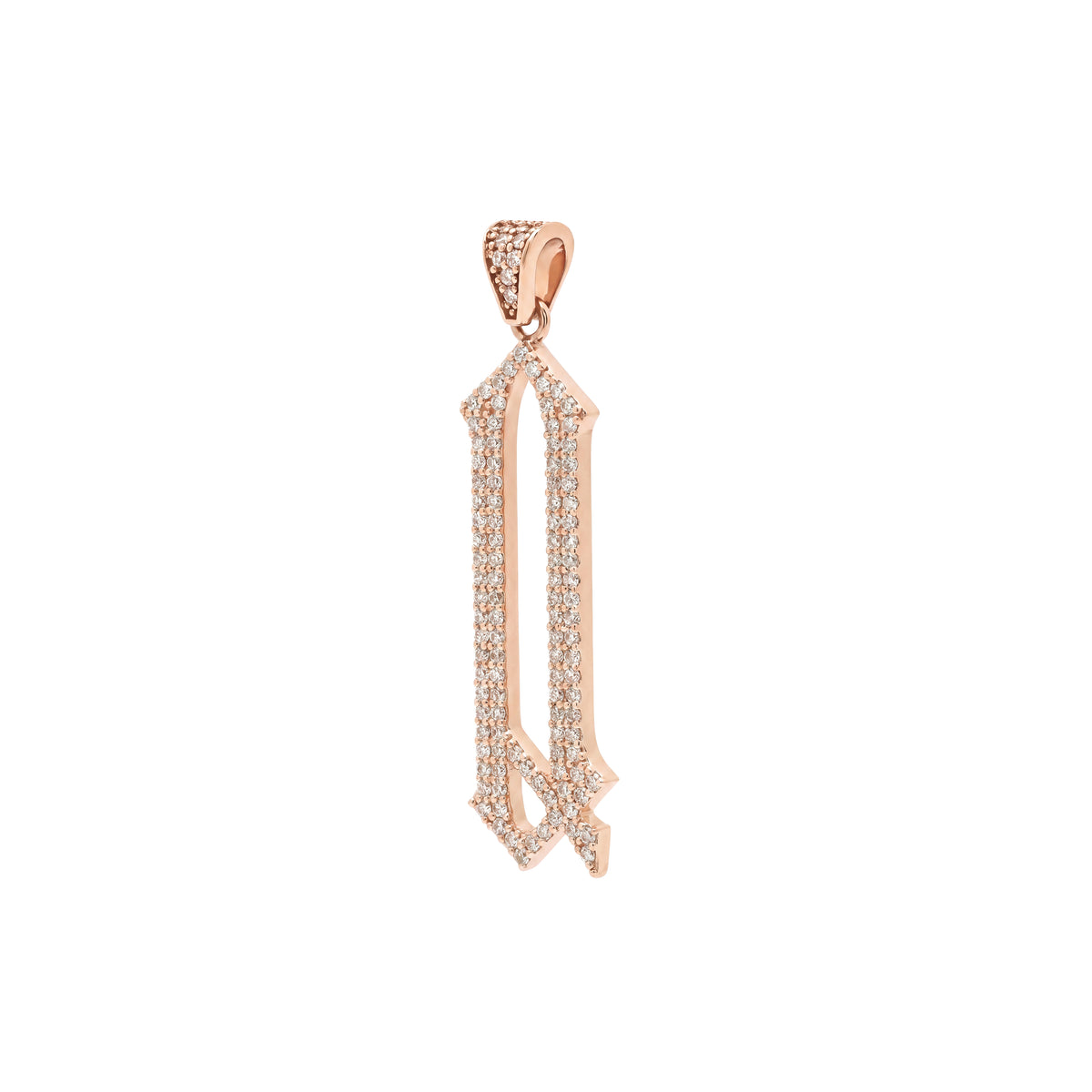 The letter Q pendant