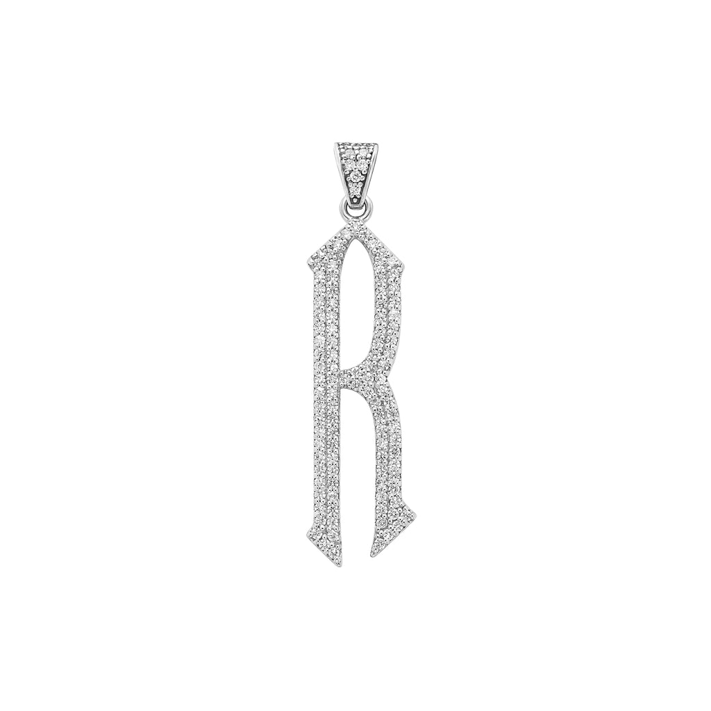 The letter R pendant