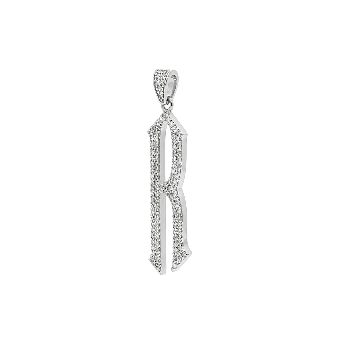 The letter R pendant