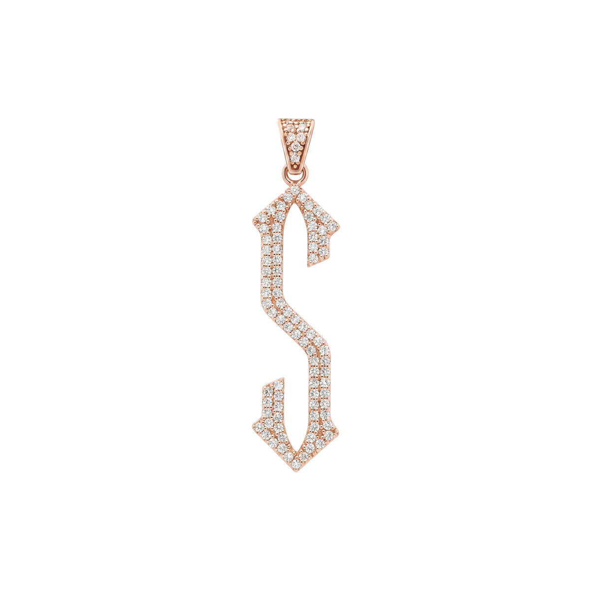 The letter S pendant