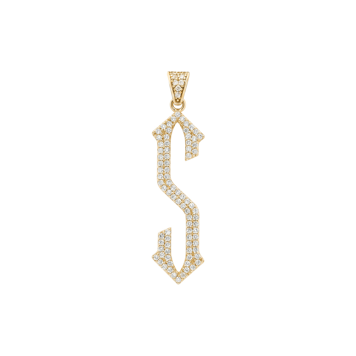 The letter S pendant