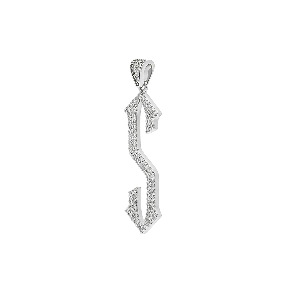 The letter S pendant