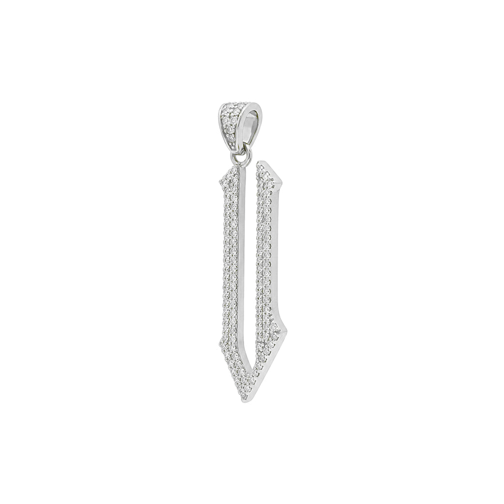 The letter V pendant