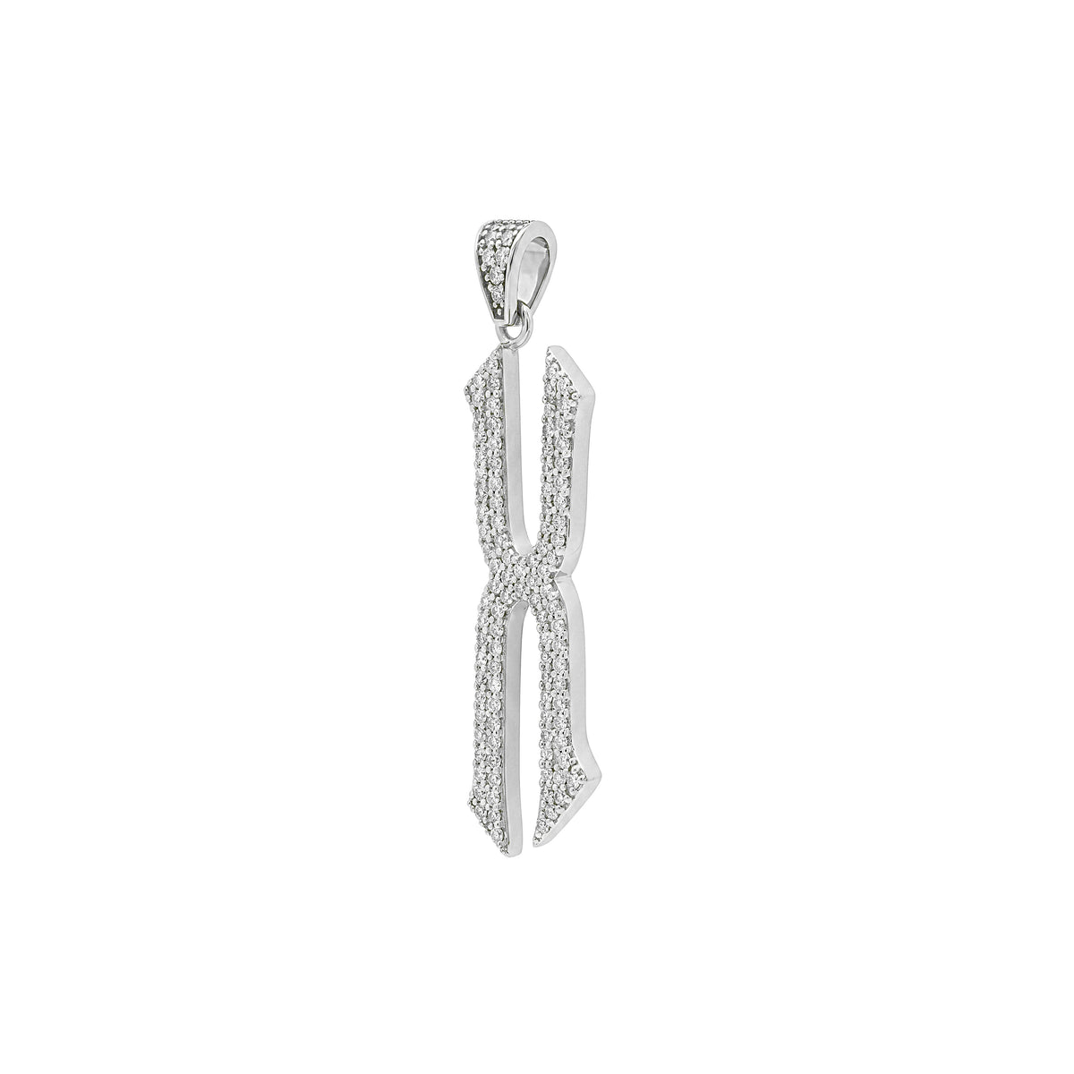 The letter X pendant