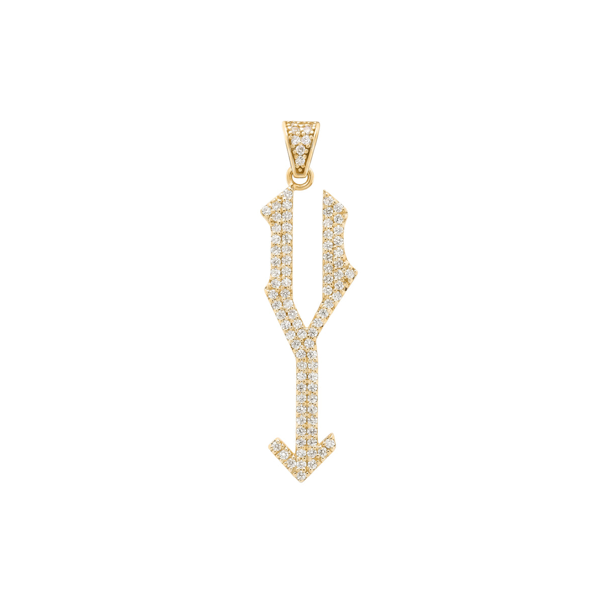 The letter Y pendant