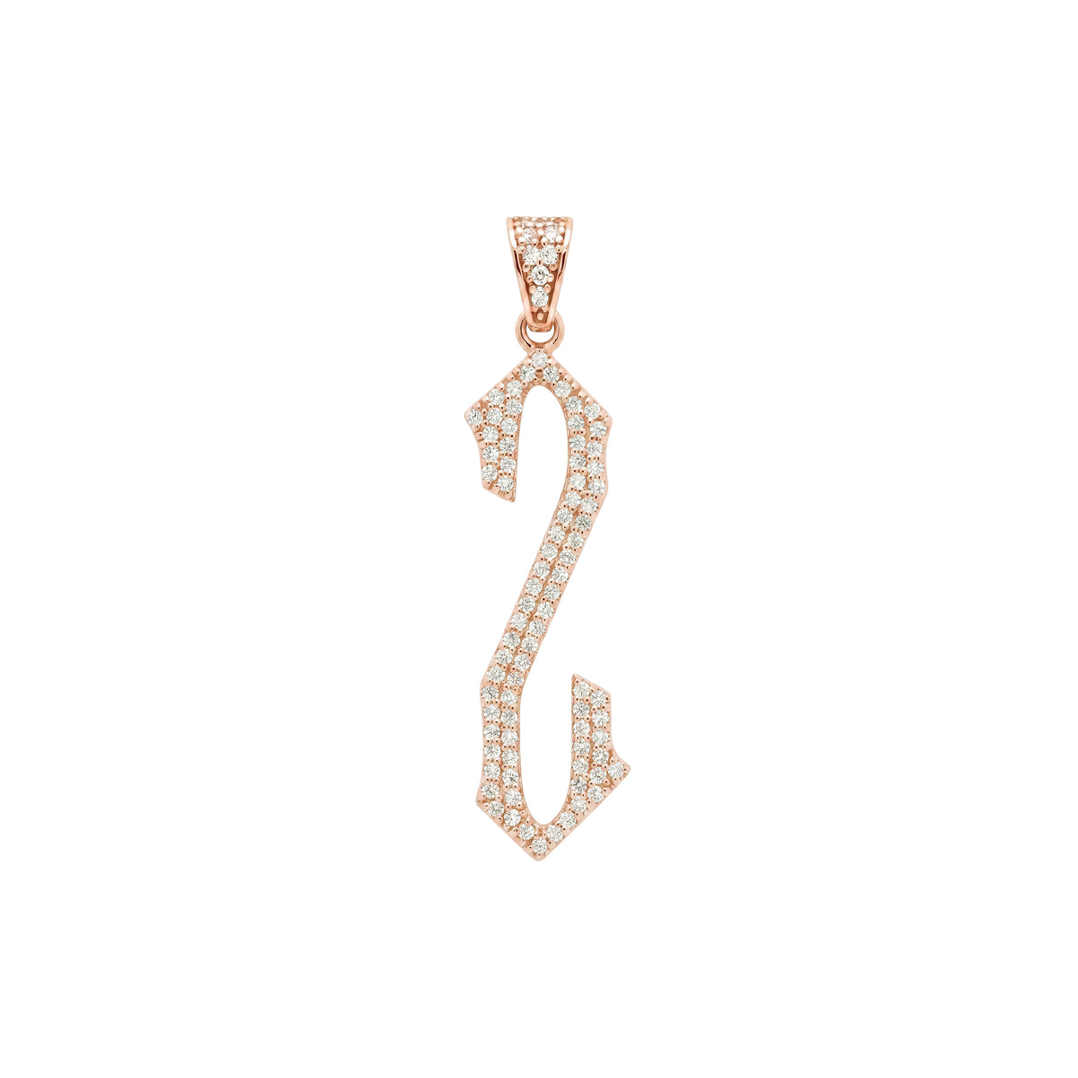 The letter Z pendant